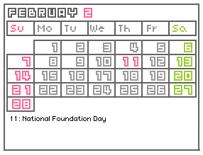 calendar