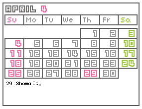 calendar