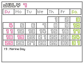 calendar